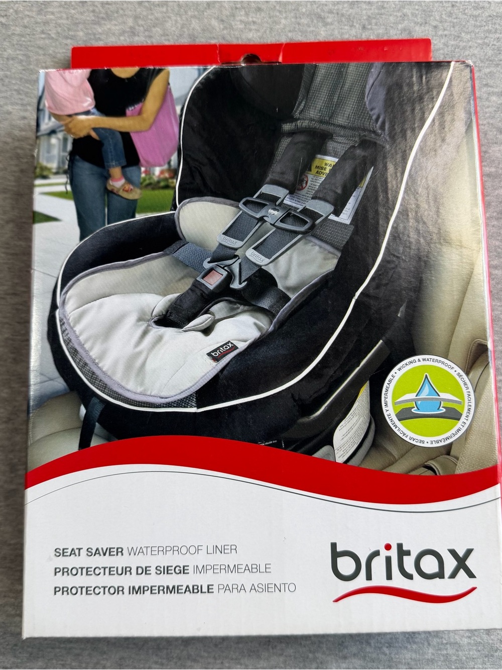 Britax Car Seat Protector Waterproof Liner Seat Saver Cover Child NEW Open Box